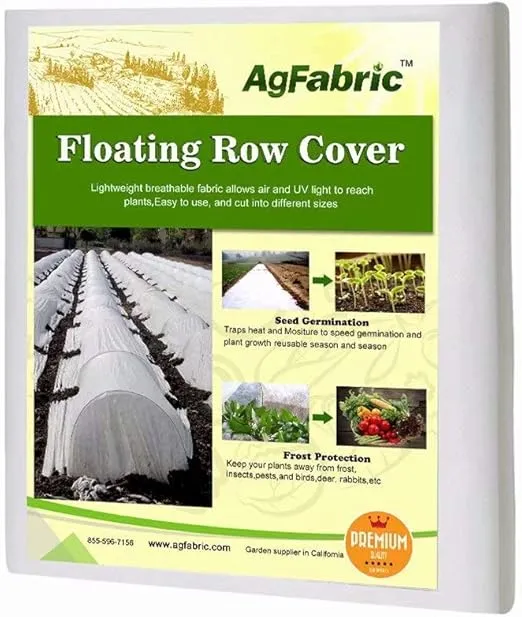 Agfabric Plant Covers Freeze Protection Floating Row Covers 2.0oz 10'x30' Frost Cloth for Freeze Protection,Winter Garden Frost Cover for Plants,White