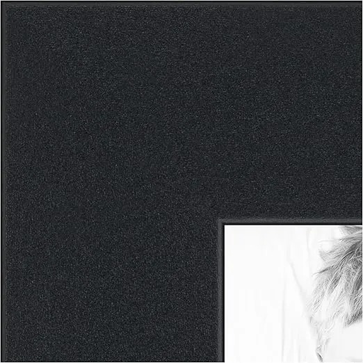 ArtToFrames 15x19 Inch Black Picture Frame, This 17 Inch Custom Poster Frame is Black - Comes with Regular Glass and 1 Backing (3-B3926LA)