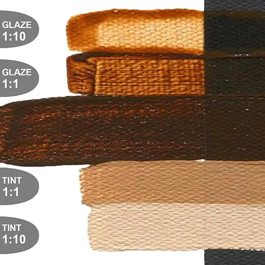 OPEN Slow-Drying Acrylics by GOLDEN, Transparent Brown Iron Oxide, 2 fl oz. tube, Professional Acrylic Paint, Transparent