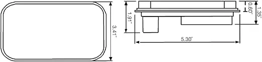 Buyers Products 5625332 Back-Up Light