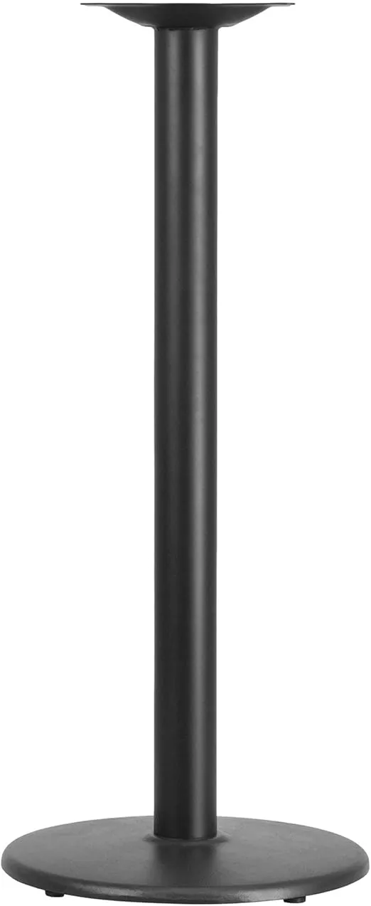 Flash Furniture Black 18 RND Bar Height Base chair, 18" W x 18" D x 42" H
