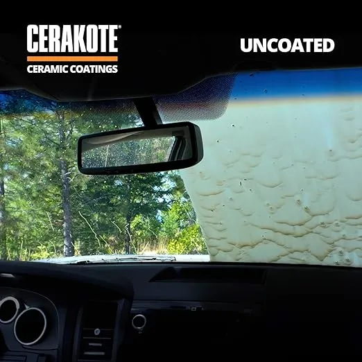 CERAKOTE® Ceramic Glass Coat Protectant - Hydrophobic Automotive Rain Repellant, Long-Lasting and Durable Ceramic Coating, Quick and Easy Application