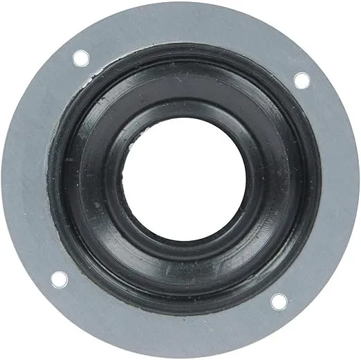 Firewall Grommet, 1 Hole, 3 in OD, 1 in ID, Aluminum/Rubber, Black, Seals-It GS100316
