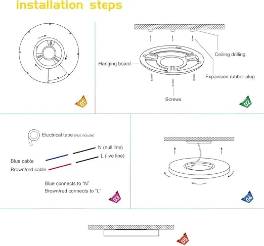 LightingWill 12 Inch LED Flush Mount Ceiling Light Fixture, 4000K Nurture White, 3200LM, 24W, Flat Modern Round Lighting Fixture, 240W Equivalent White Ceiling Lamp for Kitchens, Bedrooms.etc.