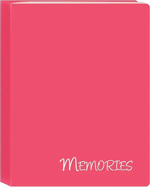 Pioneer Photo Albums I-46M/PK 36 Pockets Hold Memories Mini Photo Album, Pink, 4" x 6"