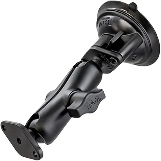Ram Mount RAM-B-166U Double Ball Twist-Lock Suction Cup Mount