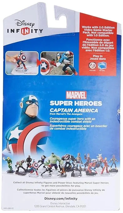 Disney Infinity: Marvel Super Heroes (2.0 Edition) Captain America Figure - Not Machine Specific