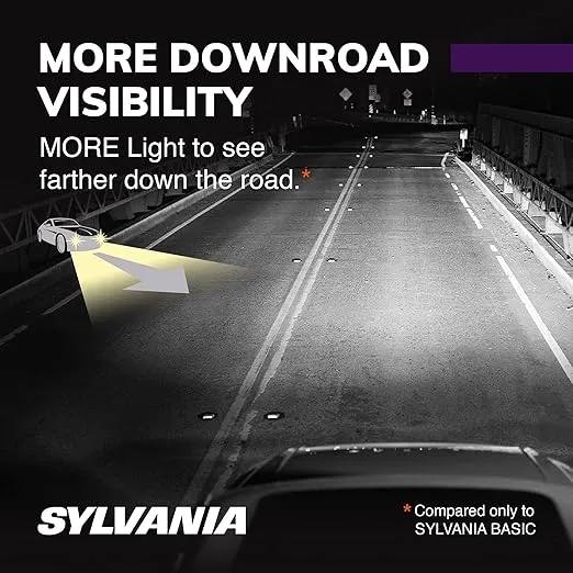 SYLVANIA - H11 XtraVision - High Performance Halogen Headlight Bulb, High Beam, Low Beam and Fog Replacement Bulb (Contains 1 Bulb)