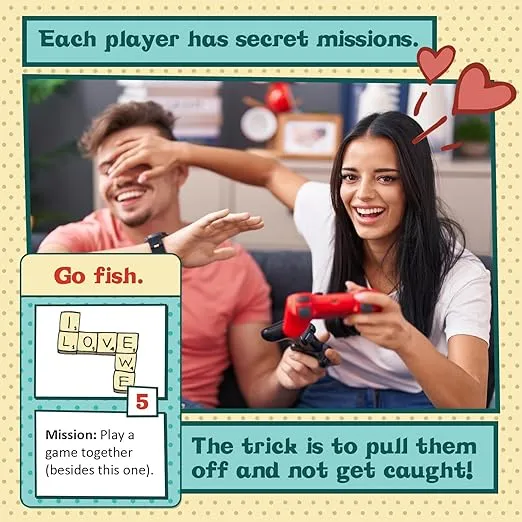 Marital Bliss Couples Gift – Better Marriages Through Subterfuge – Surprisingly Strategic, Sneaky, Healthy, and Romantic Card Game Adventure Ideas for Newlyweds, Husband, Wife, and Date Night
