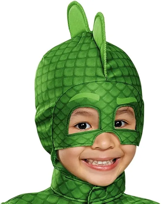 Disguise Gekko Classic Toddler PJ Masks Costume, Medium/3T-4T, Green