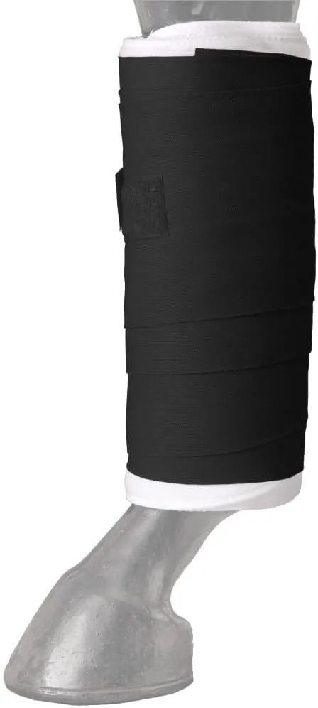 Tough-1 Standing Wraps 4 Pk - Black - 5.5"x9ft