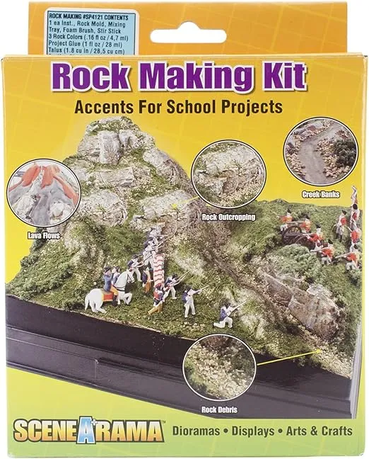 Woodland Scenics Scene-A-Rama SP4121 Scene-A-Rama Rock Making Kit, Multicolor