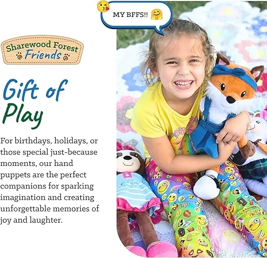 Sharewood Forest Friends, Brie The Bunny Hand Puppet, Kids Puppets, Toddlers, Kids, Puppet Theatre, Kids Toys, Animal Puppets, School, Daycare, Teachers