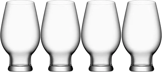 Orrefors Beer India Pale Ale 15.5 Ounce Glass, Set of 4