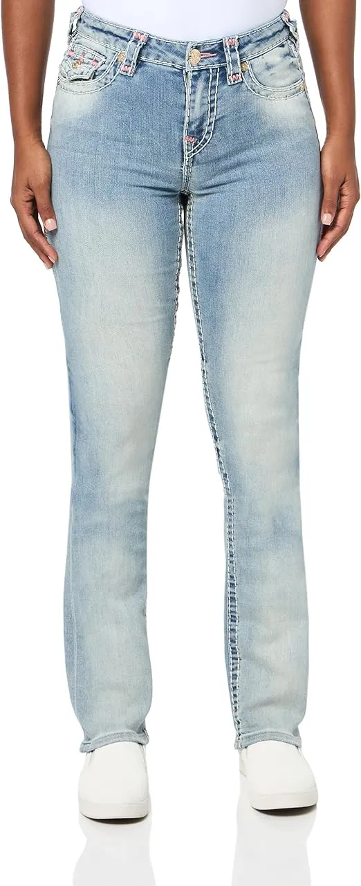 True Religion Women's Billie Mr Straight Flap Super T