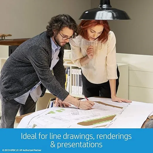 HP DesignJet Studio Wood Large Format Plotter Printer - 36", Includes 3-Year Warranty Care Pack (5HB14H)