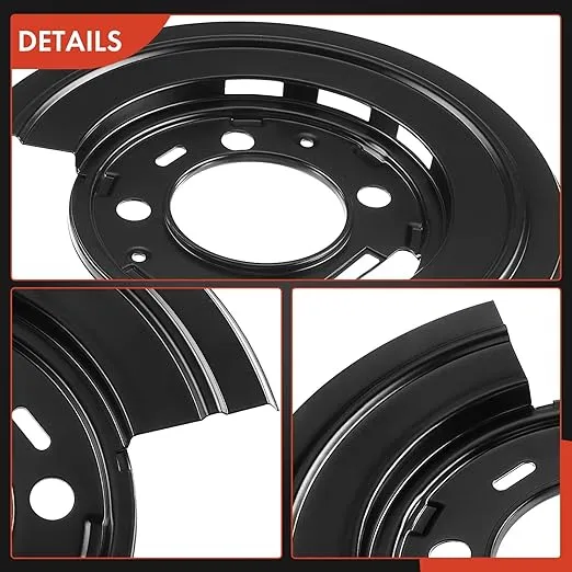 A-Premium Brake Dust Shield Rear Left and Right Compatible with Ford F-250 Super Duty 2005-2010 F-350 Super Duty 2005-2012 F-450 Super Duty 2011-2012 2PCS