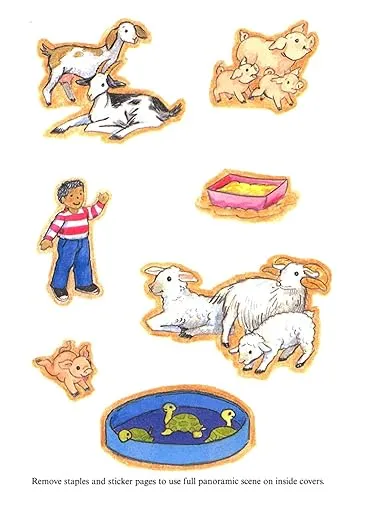 Dover Petting Zoo Sticker Activity Book (Dover Little Activity Books: Animals)