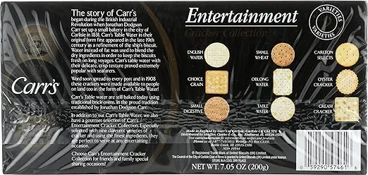Carr's Entertainment Cracker Collection, 7.05 Ounce