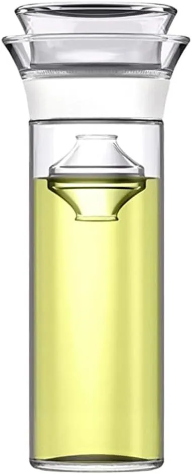 Savino | Glass Wine Saving Carafe | Clear | 750ml | For Non-Sparking Wines | Luxury Glass Wine Preserver | Dishwasher Safe & Shatterproof | Fresh Up to 7 Days | Wine Saver | Wedding Gift