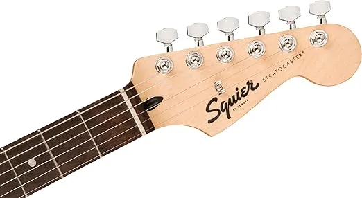 Squier Sonic Stratocaster Electric Guitar, with 2-Year Warranty, Ultraviolet, Laurel Fingerboard, White Pickguard
