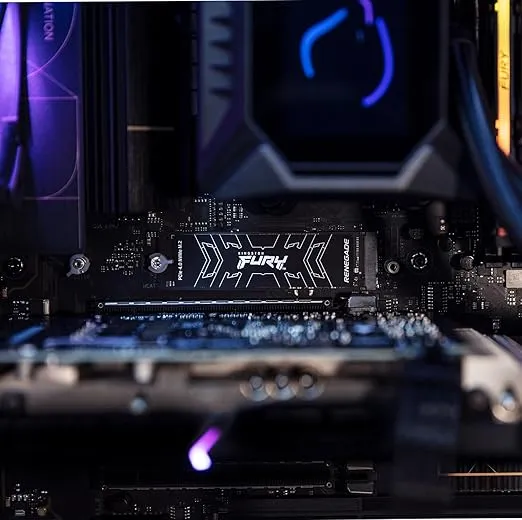 Kingston FURY Renegade 500GB PCIe Gen 4.0 NVMe M.2 Internal Gaming SSD | Up to 7300 MB/s | Graphene Heat Spreader | 3D TLC NAND | Works with PS5 | SFYRS/500G