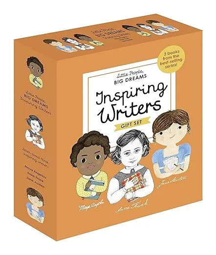 Little People, BIG DREAMS: Inspiring Writers: 3 books from the best-selling series! Maya Angelou - Anne Frank - Jane Austen