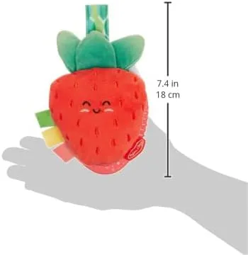 Melissa & Doug Multi-Sensory Peek-a-Boo Berry Take-Along Clip-On Infant Travel Toy Stroller Toy for Baby Newborn to 12m+