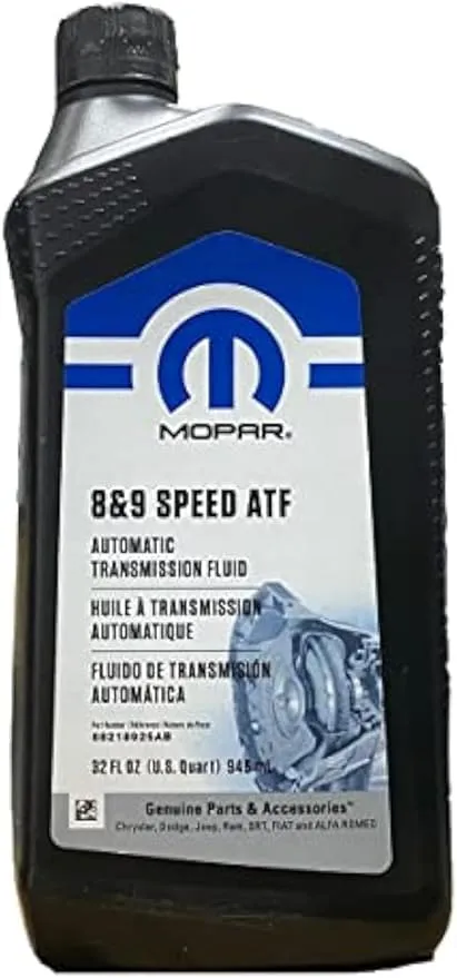 Mopar Chrysler Dodge Jeep Ram 8 and 9 Speed Automatic Transmission Fluid New OEM