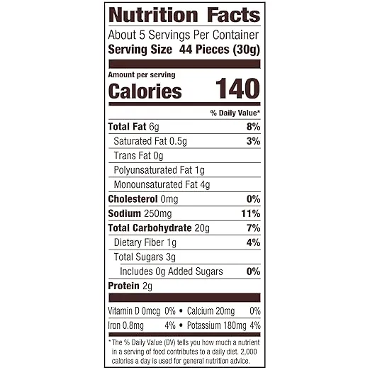 Goldfish Crisps Salt & Vinegar Flavored Baked Chip Cracker Snacks, 6.25 Oz Bag