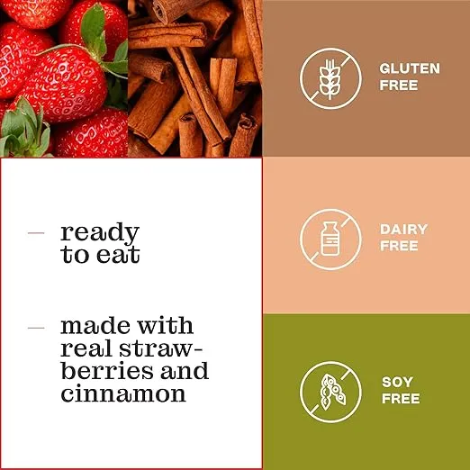 Katz Gluten Free Toaster Pastries. Strawberry. Easy Breakfast Food Or Anytime Healthy Snacks For Adults & Kids. Gluten Free. Dairy Free, Nut Free, Peanut Free, Soy Free. Snacks For Adults Kosher Snacks. 8 OZ (Pack Of 6)