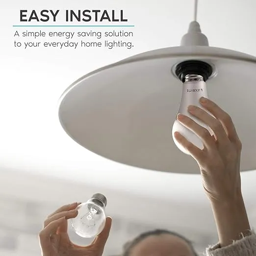 LUXRITE A21 LED Bulbs 150 Watt Equivalent, 2550 Lumens, 4000K Cool White, Dimmable Standard LED Bulb 22W, Energy Star, E26 Medium Base - Indoor and Outdoor (8 Pack)