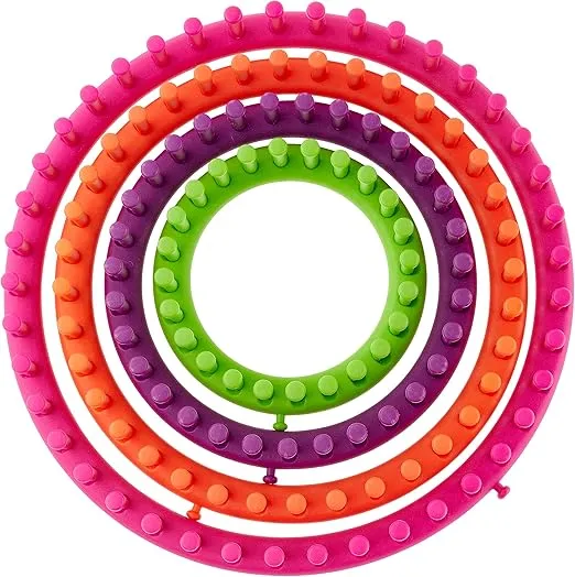 Knit Quick™ Knitting Round Loom Set, by Loops & Threads® (5.5", 7.5",9.5",11.5")