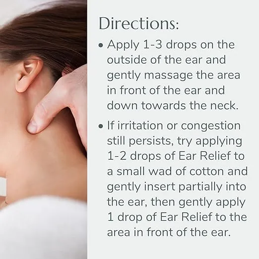 Plant Therapy KidSafe Ear Relief Essential Oil Ear Drops Blend Pre-Diluted 10 mL (1/3 oz) 100% Pure, Children Ear Oil Drops, Natural Eardrops, for Kids and Adults, Therapeutic Grade