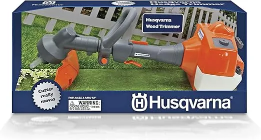 Husqvarna Toy Trimmer with Realistic Sounds and Light-Up Trimmer Line, Toy Weed Eater for Kids Ages 3 and Up