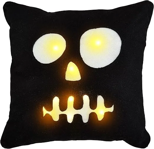 Mud Pie Throw Pillow, 16" x 16", Skeleton