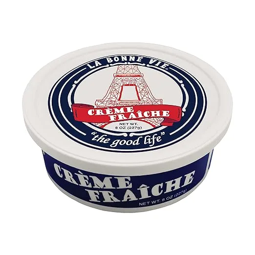 Creme Fraiche, La Bonne Vie, 8 oz. (4 pack)