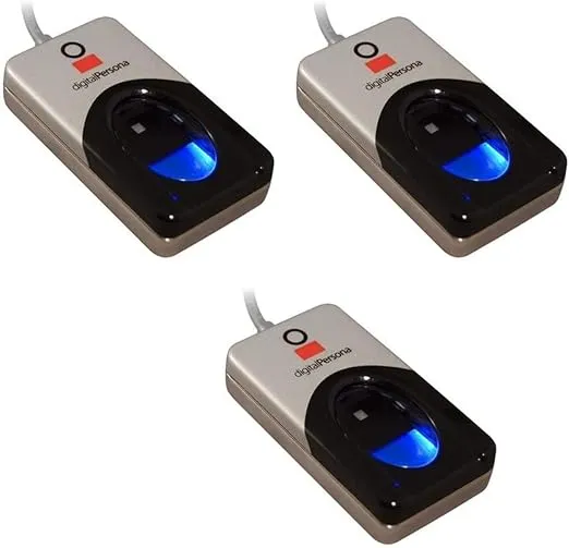 DigitalPersona U.are.U 4500HD USB Fingerprint Reader Without Software (Three Pack)