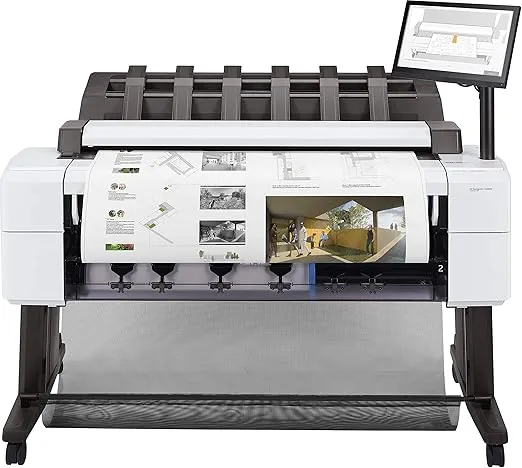 HP Designjet T2600dr Postscript Inkjet Large Format Printer - Includes Printer, Scanner, Copier - 36" Print Width - Color