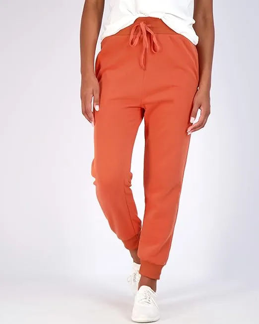 Real Essentials 3 Pack: Women's Ultra-Soft & Warm Fleece Joggers (Available in Plus Size)
