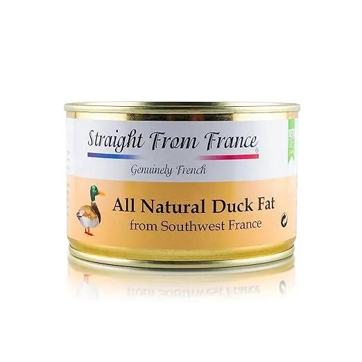 Straight from France All Natural Duck Fat for Cooking from Southwest France Keto and Paleo Diet Friendly 340g 12oz