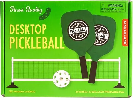 Kikkerland Desktop Pickleball