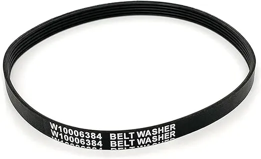 Upgraded W10006384 Washer Drive Belt Replacement Part, Ultra Durable Drive Belt Compatible with Whirlpool Kenmore Maytag Washers Replaces W10006384 AP6014712 WPW10006384VP PS11747978 (1 Pack)