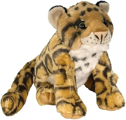Wild Republic Clouded Leopard Plush, Stuffed Animal, Plush Toy, Gifts for Kids, Cuddlekins 12 Inches