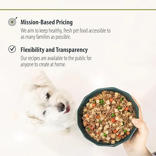 JustFoodForDogs Frozen Fresh Dog Food, Complete Meal or Dog Food Topper, Fish & Sweet Potato Human Grade Dog Food Recipe, 18 oz (Pack of 14)