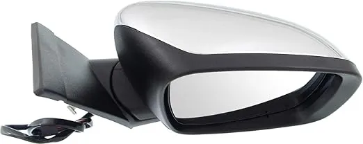 Garage-Pro Passenger Side Power Heated Mirror for Dodge Grand Caravan 2008-2019 Manual Fold With Signal Light; Without Memory Chrome