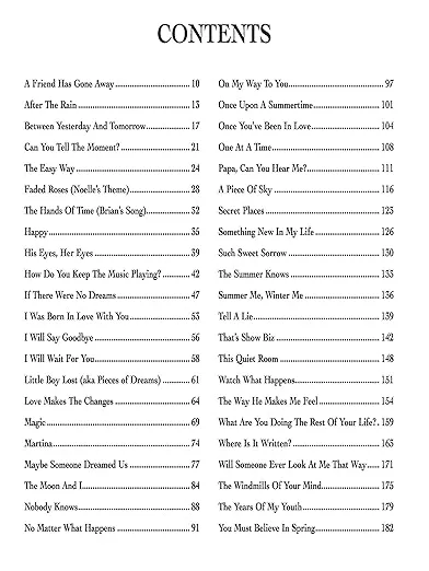 The Michel Legrand Songbook: Piano/Vocal/Chords