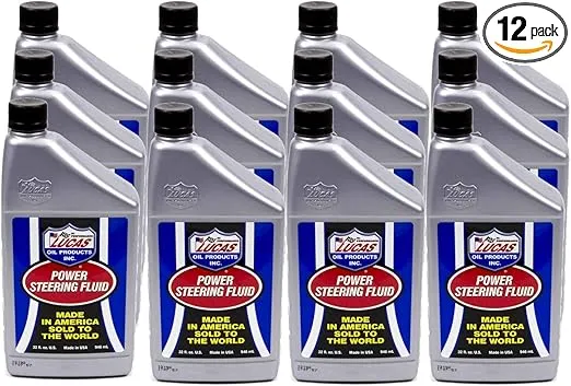 Lucas Oil 10824-12 Power Steering Fluid, 1 Quart, (Case of 12)