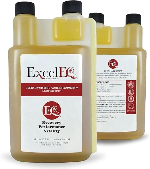 Equine Supplement - Horse Supplement for Joint Support, Muscle Development, Recovery and Gut Health, 32 Fl Oz