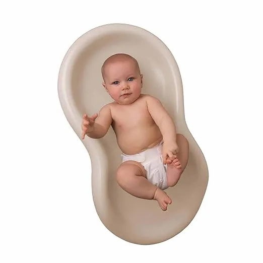 Keekaroo Peanut Changer Baby Vanilla– The Original Made in USA Easy-to-Clean Changing pad and The only Shell Over Foam, Fully impermeable to Fluid